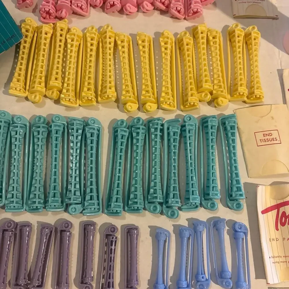 Vintage Toni Smooth N Sleek Home Permanent Wave Kit Curvers Curlers Boxed Lot 74